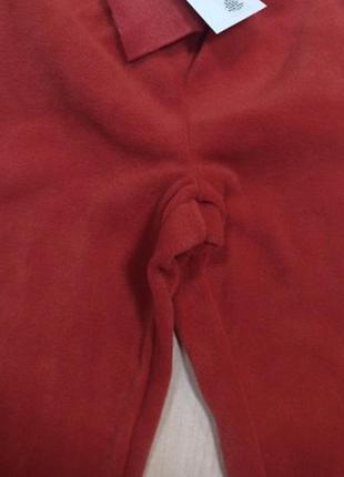 Жіночі флісові штани вв007 теплі терракот гарної якості xs - 3xl8 фото