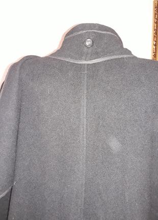 Шикарное итальянское пальто  пончо из кашемира7 фото