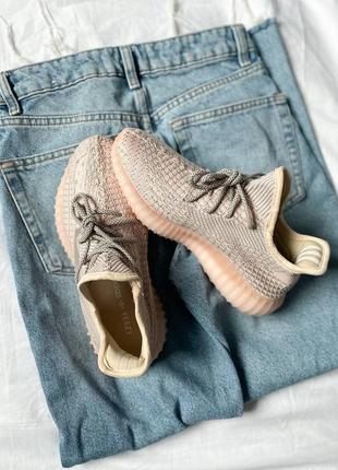 Женские кроссовки adidas yeezy 350 v2 "synth reflective#адидас