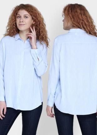 Сорочка прямого крою з м'якої віскози H&M maje 34 xs/s