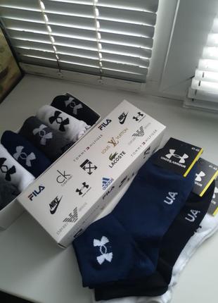 Носки мужские набор в коробке комплект3 фото