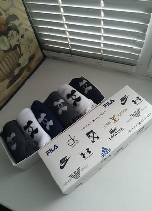 Носки мужские набор в коробке комплект4 фото