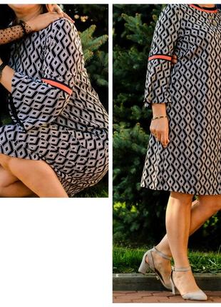Платье bonprix collection с  узором  ромбики германия3 фото