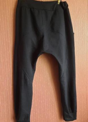 Дизайнерские штаны джогеры с матней низким шаговым швом  слонкою как у rundholz rick owen9 фото