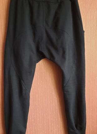 Дизайнерские штаны джогеры с матней низким шаговым швом  слонкою как у rundholz rick owen7 фото