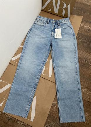 Прямые джинсы straight zara😍2 фото