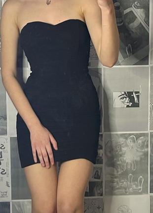 Черное платье от h&amp;m