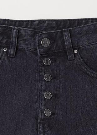 Оригинальные джинсовые шорты от бренда mom fit h&m 0468480031 разм. 362 фото