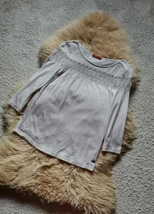 Esprit лонгслив с кружевом