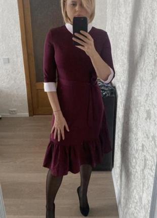 Сукня бордо