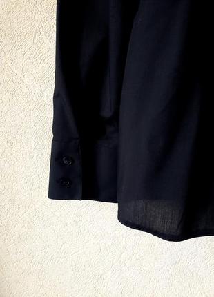 Новая черная блуза fer 20 uk котон+полиэстер7 фото