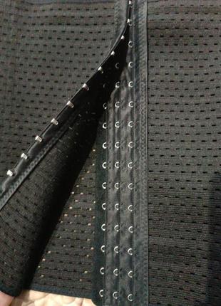 Класний чорний корсет утяжка післяопераційний післяпологовий бандажні резинка6 фото