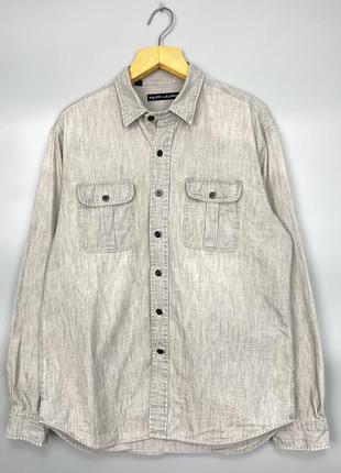 Ralph lauren black label selvedge мужской овершот