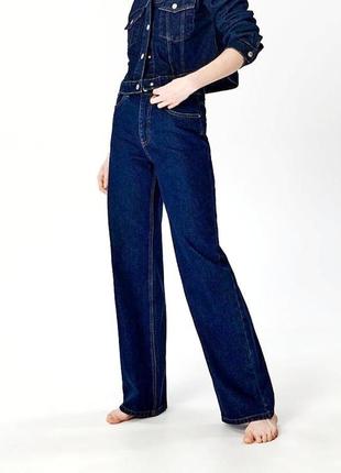 Актуальные качественные классические женские джинсы на каждый день темно-синие женские джинсы классика прямые женские джинсы