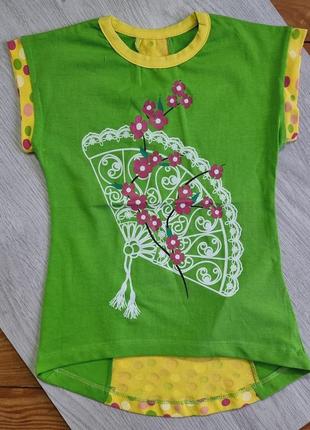 Туника для девочки "веер"