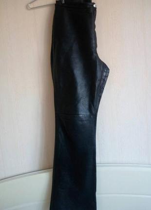 Красивые кожаные брюки с высокой посадкой от parason2 фото