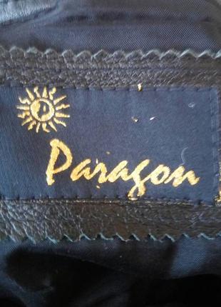 Красивые кожаные брюки с высокой посадкой от parason3 фото