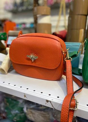 Жіноча сумка , італійська з натуральної шкіри2 фото