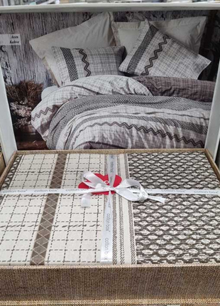 Турецкий комплект постельного белья на большую кровать2 фото