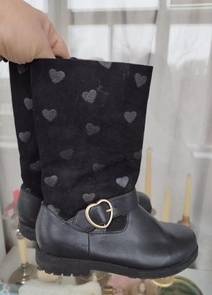Демисезонные сапоги h&m для девочки