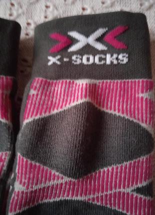 Термошкарпетки x-socks 37-38 лижні термо шкарпетки високі з вовною носки лыжные женские4 фото