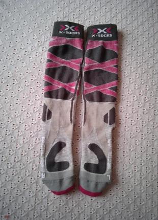 Термошкарпетки x-socks 37-38 лижні термо шкарпетки високі з вовною носки лыжные женские3 фото