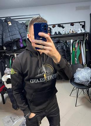 Круті теплі худі stone island