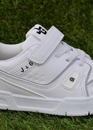Детские кроссовки jong golf dc shoes white ди си белые р33-34