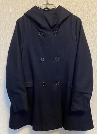 Шерстяное пальто с капюшоном bohemia