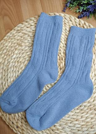 Вязаные носки с шерстью, р.35-38