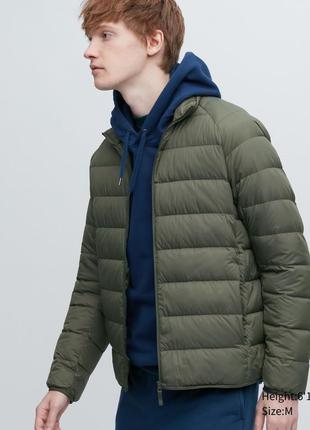Мужской ультралегкий пуховик uniqlo