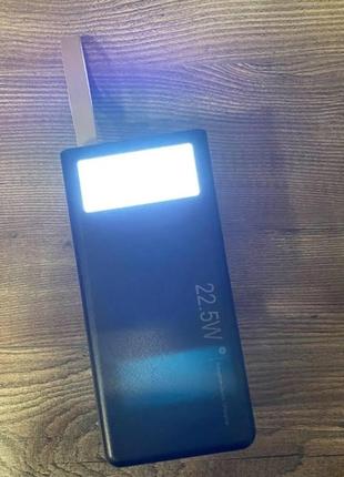 50 000 mah + фонарик power bank быстрая зарядка портативная батарея