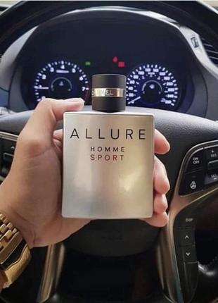 Парфуми чоловічі chanel allure homme sport 100 мл / шанель аллюр хом спорт / (оригінал паковання)2 фото