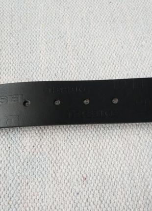 Чоловічий шкіряний ремінь belt mino 12 x06175 diesel італія оригінал10 фото