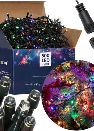 Гірлянда вулична (зовнішня) springos 30 м 500 led cl0526 mix4 фото