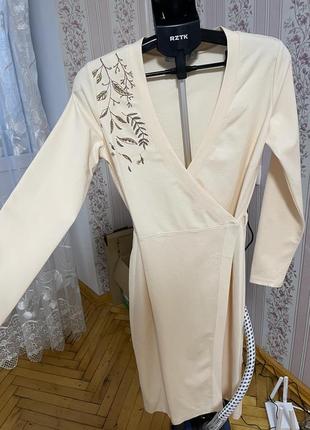 Платье на запах от украинского бренда «pink» в размере s (новое)9 фото