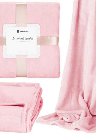 Плед-покривало springos luxurious blanket 200 x 220 см ha7210 poland