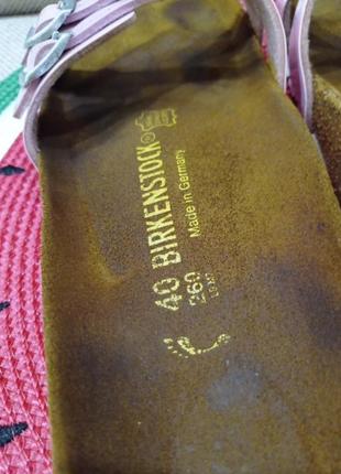 Ортопедические шлепанцы на пробку birkenstock /розм.40 оригинал6 фото