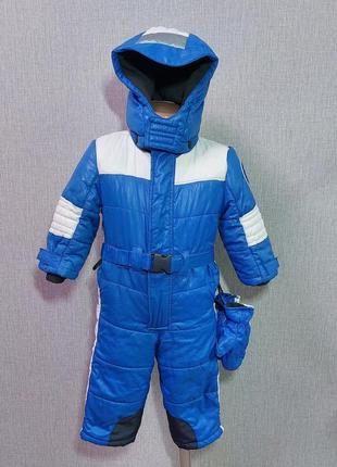 Сдельный осенний комбинезон chicco flurry. 80 р., на 1-1,3 года.
