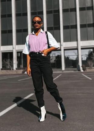 Джинси жіночі h&m, колір чорний😍 джинсы2 фото