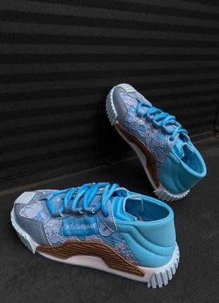Кроссовки в стиле d&amp;g low-top blue