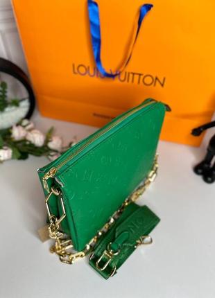 Женская сумка зелёная бренд4 фото
