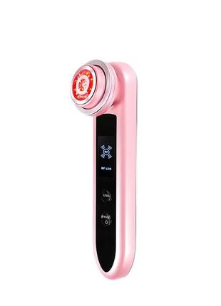 Микротоковый масажер для обличчя rejuvenayion beauty device d919 рожевий