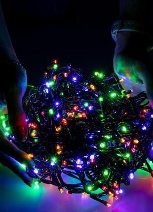 Гірлянда вулична (зовнішня) springos 50 м 1000 led cl1002 mix9 фото