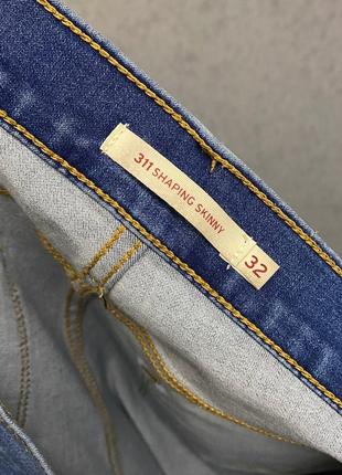 Голубые джинсы от бренда levi’s5 фото