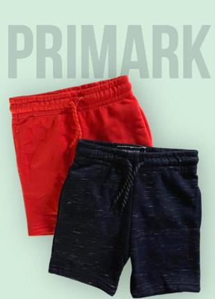 Шорты для мальчиков с начесом primark размер на 2/3 года рост 98см.
