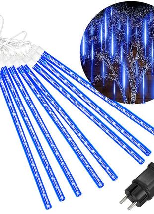 Гірлянда метеоритний дощ springos 3 м 144 led cl1215 blue