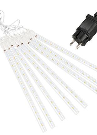 Гирлянда метеоритный дождь springos 3 м 144 led cl1213 cold white2 фото