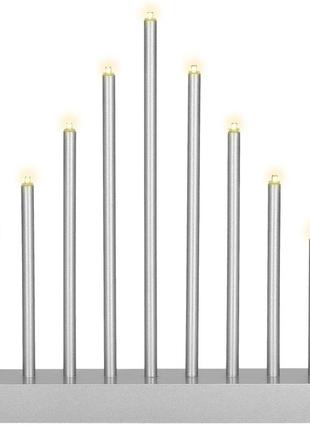 Декоративный светильник (подсвечник) на батарейках springos 9 led cl0853