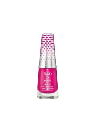 Лак collistar smalto effetto cromato nail lacquer chrome effect тон 661 fucsia accendimi